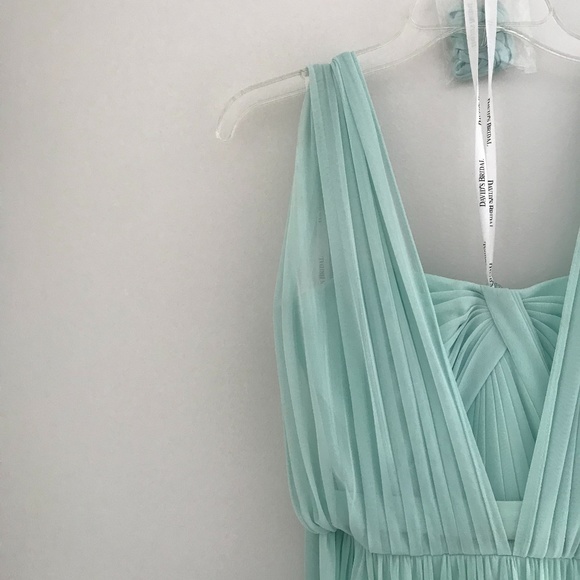 Mint David's Bridal Style Your Way Mesh Dress - Picture 2 of 14